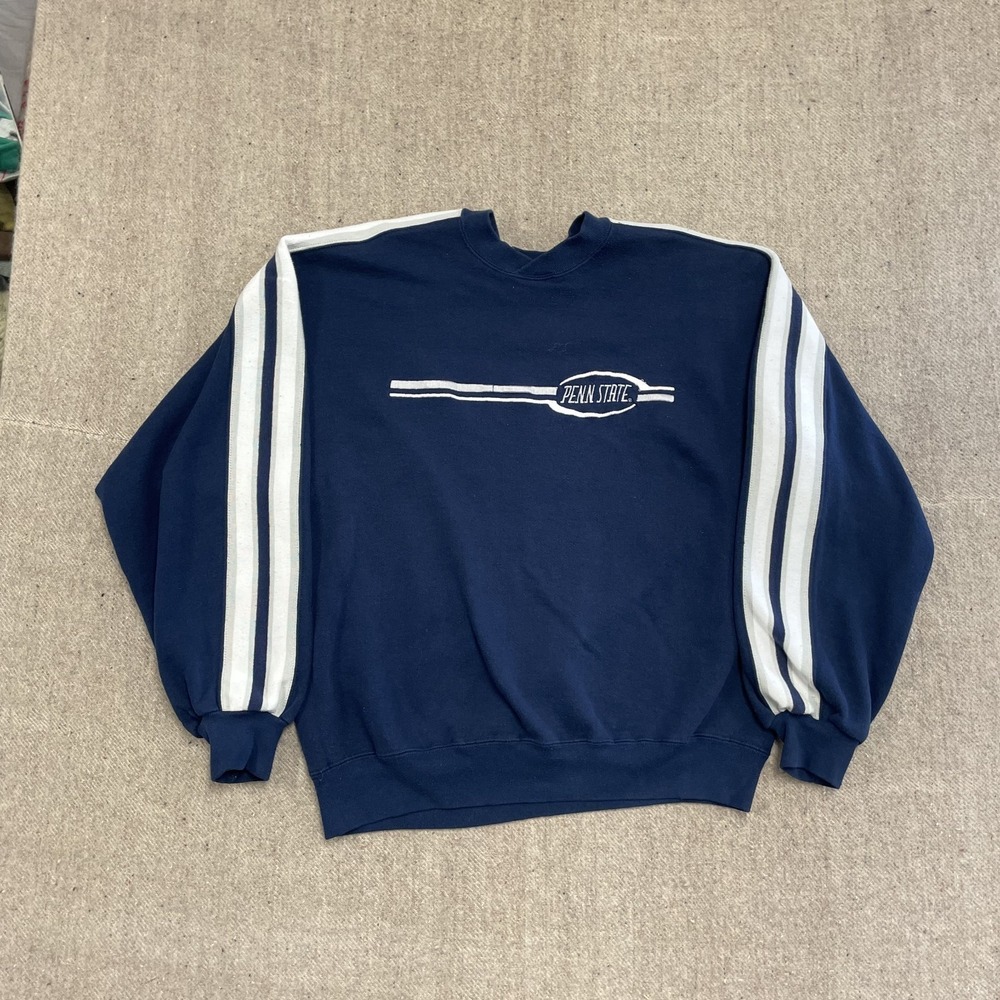 Vintage Penn state university sweatshirt mens XL Blue 1990s Russell NCAA USA